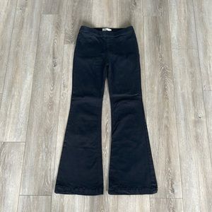 Jelly Jeans-Black Pull On Flare Jeans Jeggings Size Large
